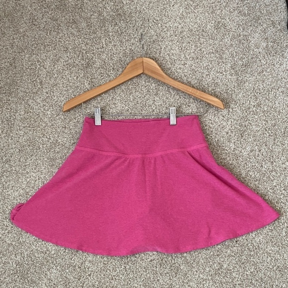 Beyond Yoga Women's Space Dye Pink Mini Athletic Skort